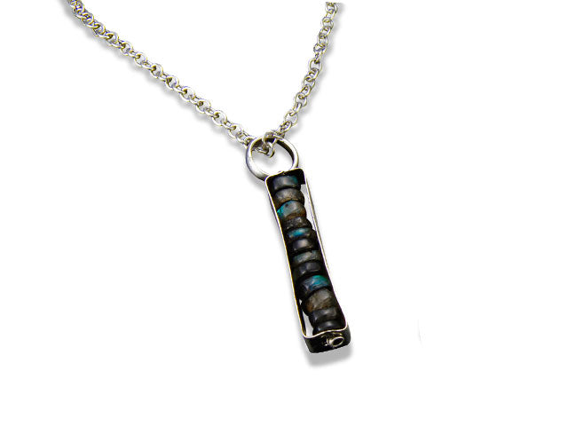Banjara Antiqued Silver & Labradorite Necklace