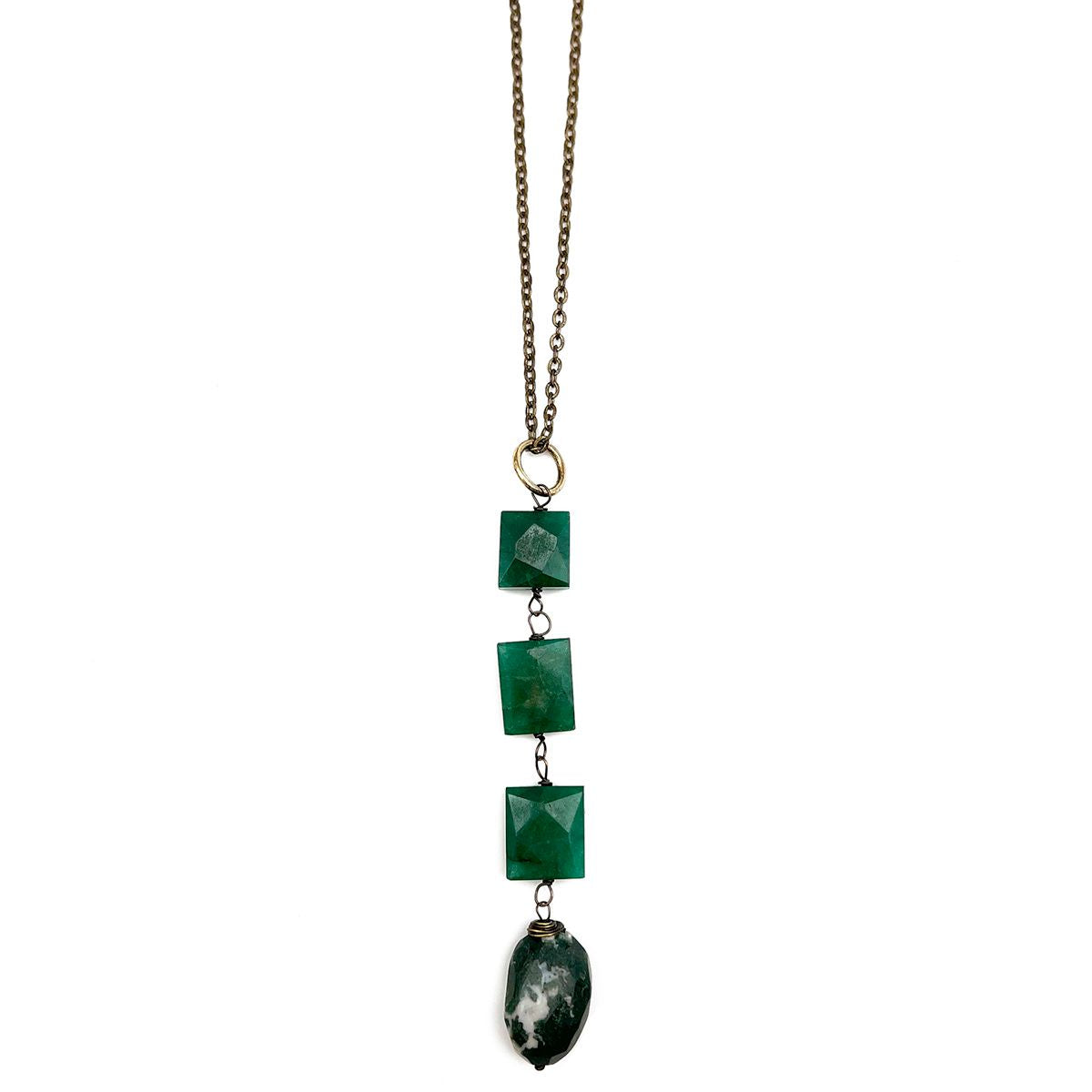 Banjara Aventurine & Tree Agate Necklace