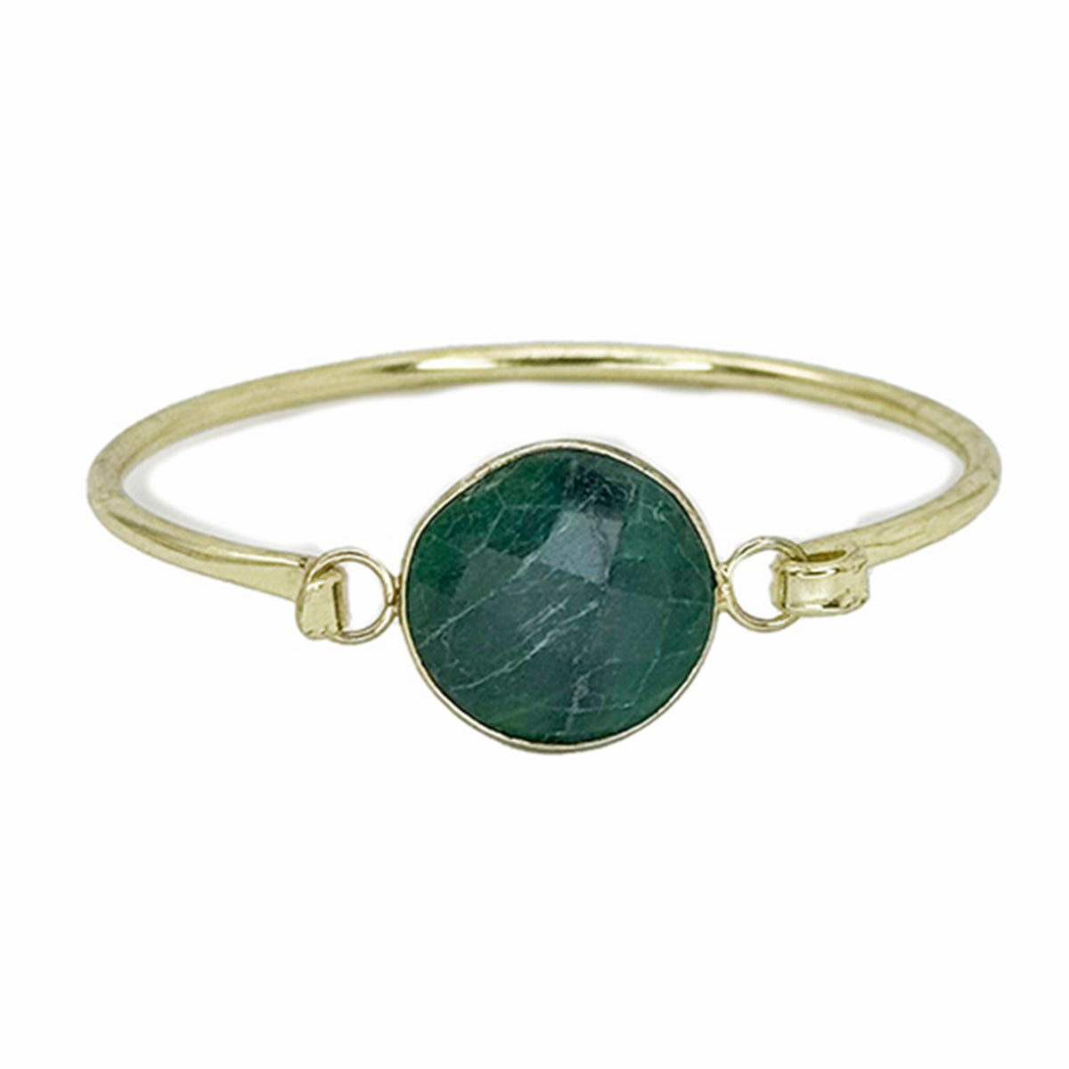 Mica Green Bangle Bracelet