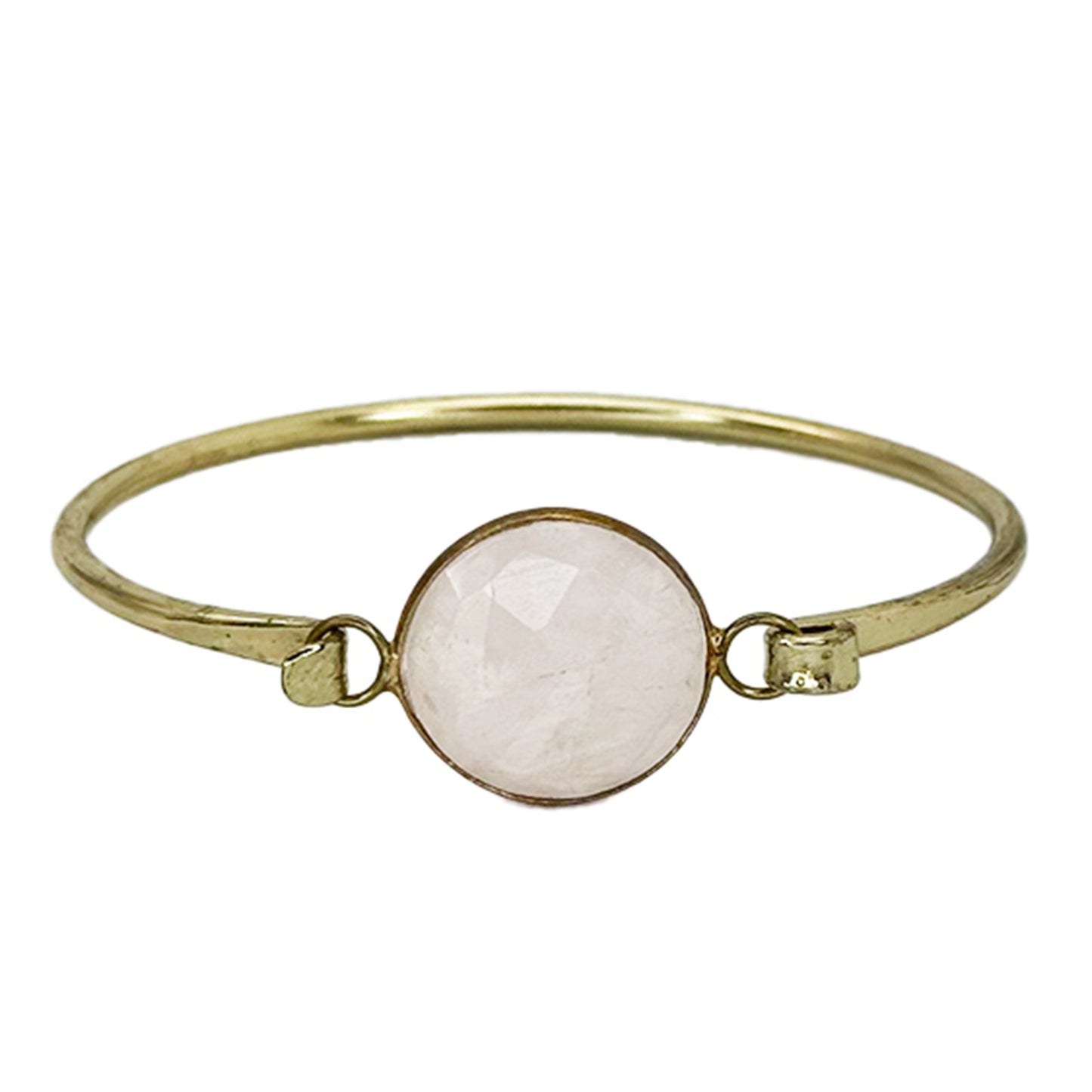 Rose Quartz Bangle Bracelet