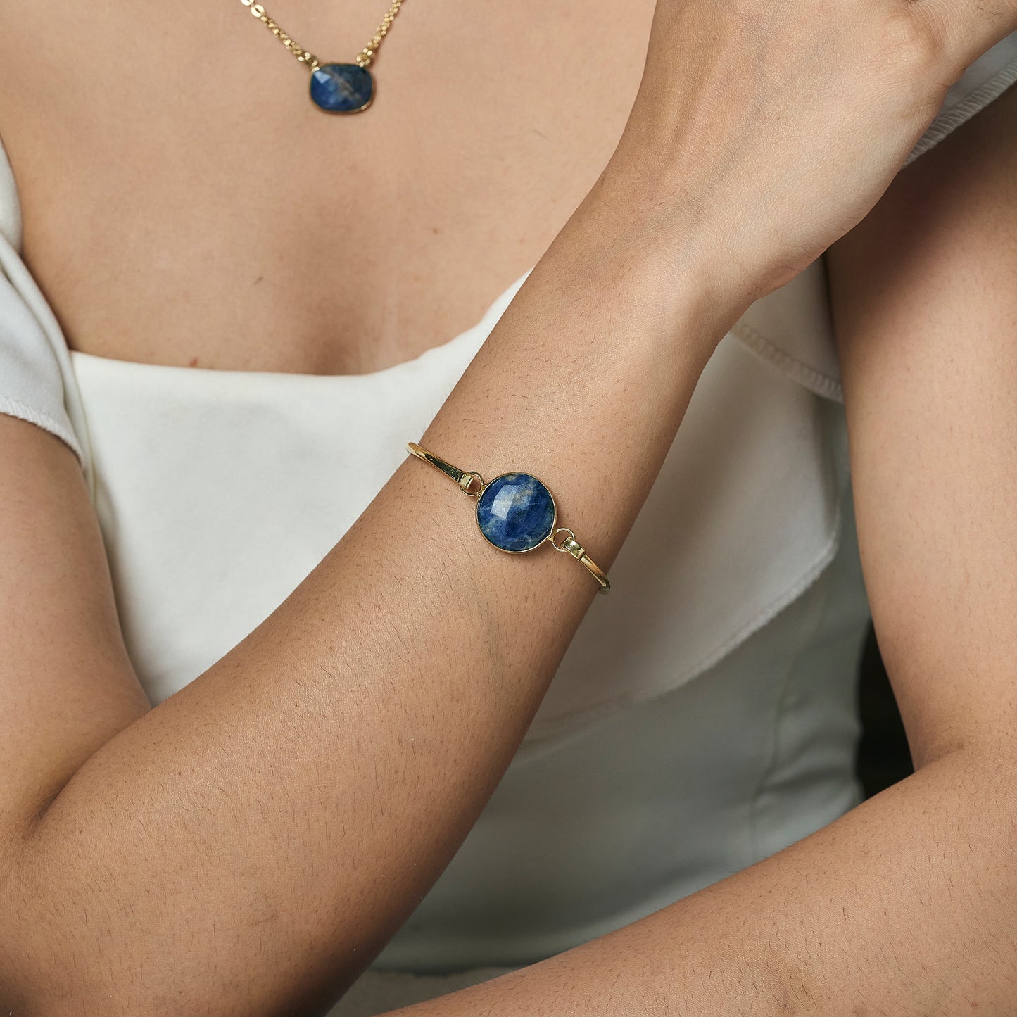 Sodalite Bangle Bracelet