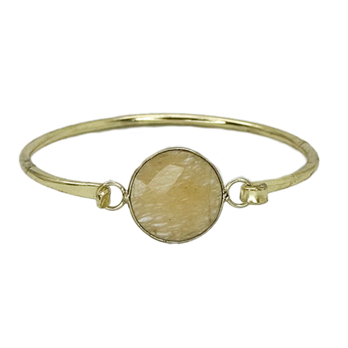 Yellow Aventurine Bangle Bracelet