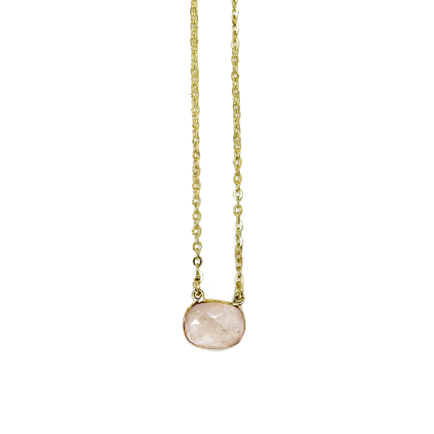Rose Quartz Pendant Necklace