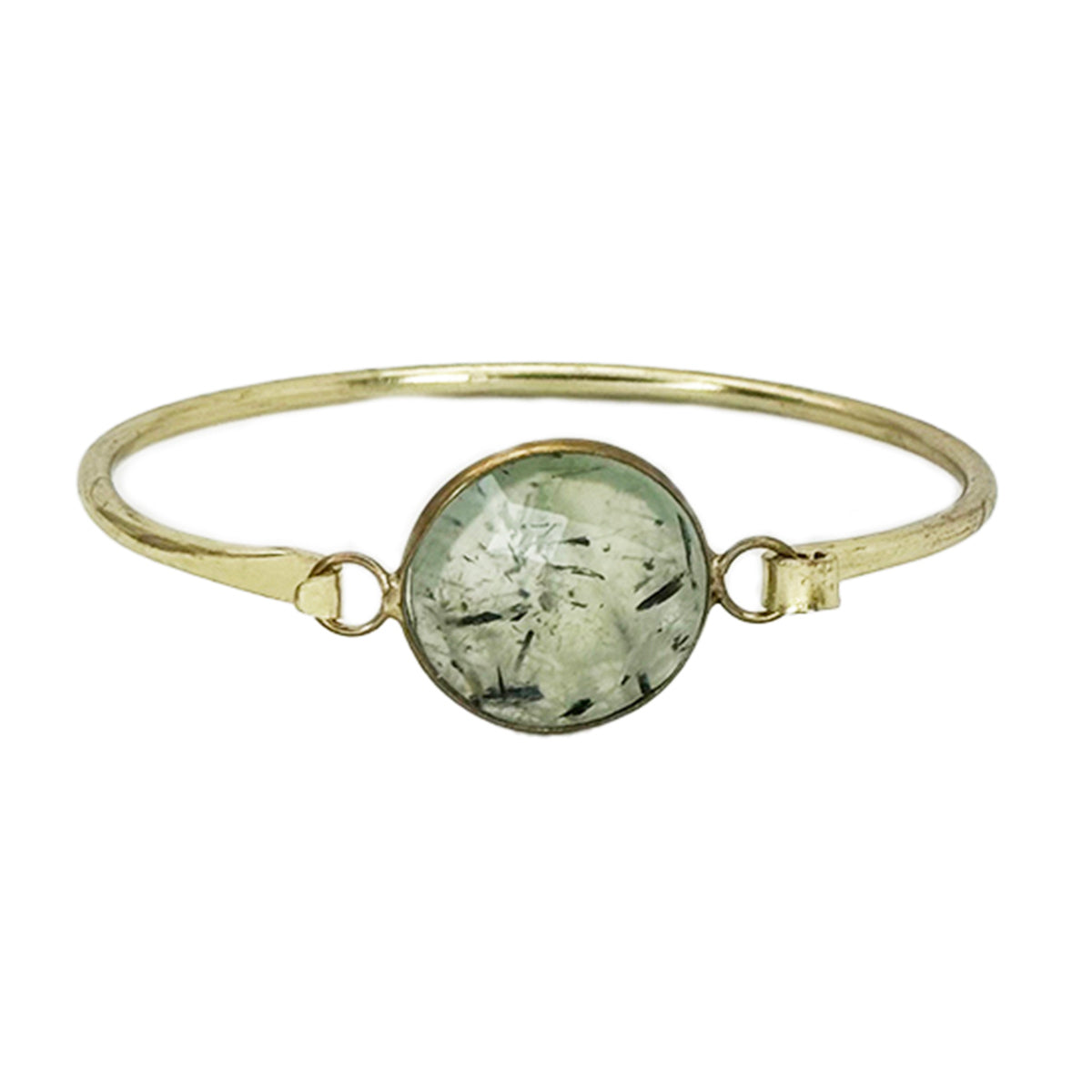 Prehnite Bangle Bracelet