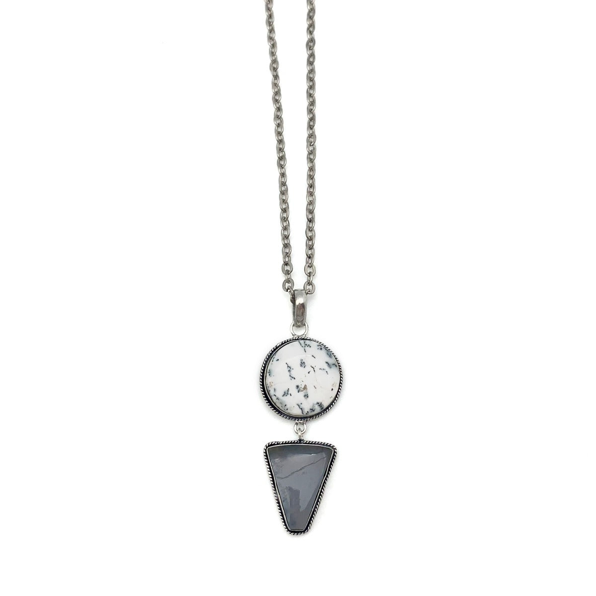 Kashi Dendritic Opal Pendant Necklace