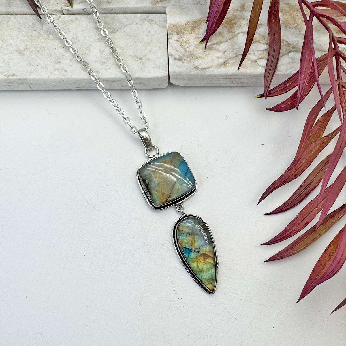 Kashi Labradorite Pendant Necklace